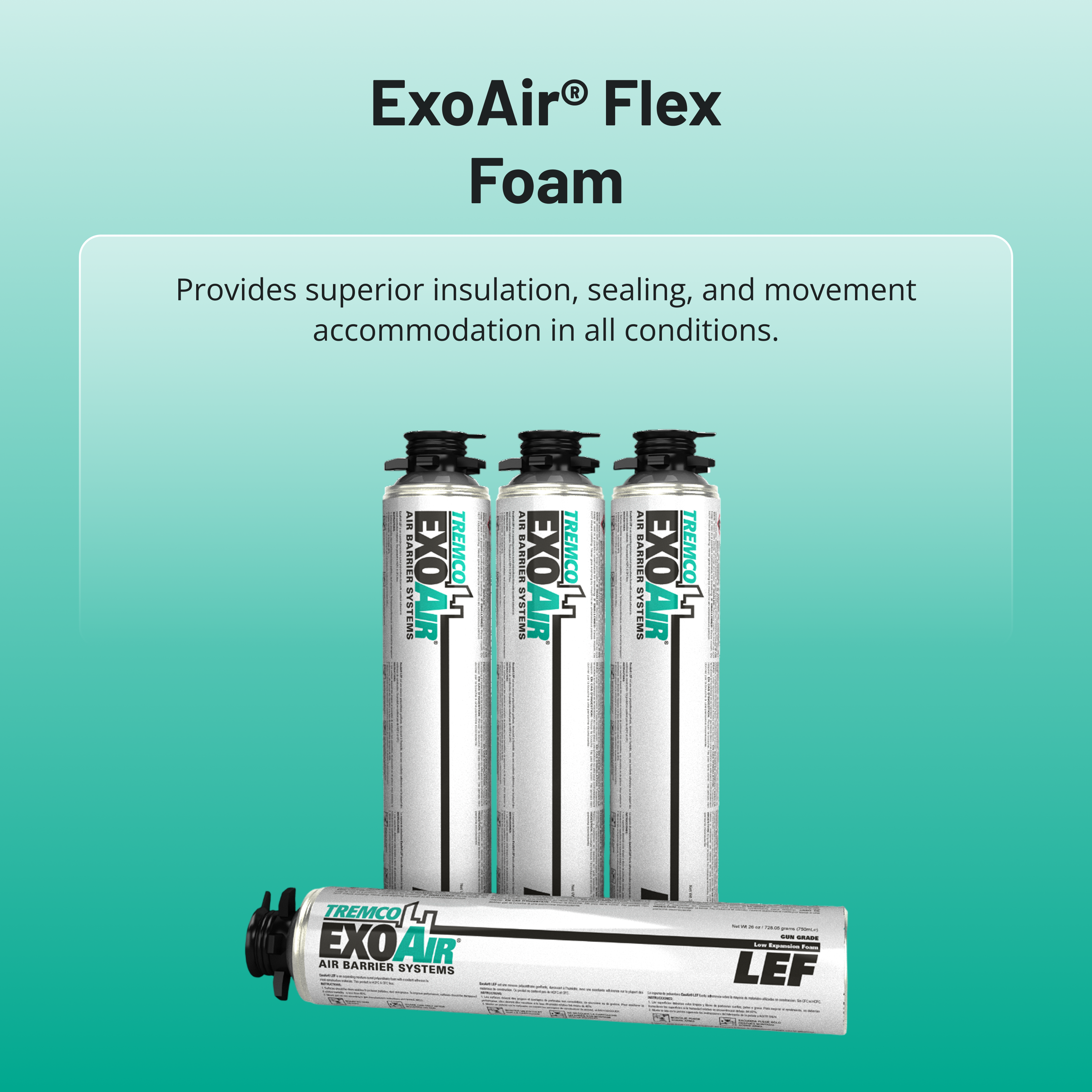 Tremco® EXOAIR FLEX FOAM 750ML