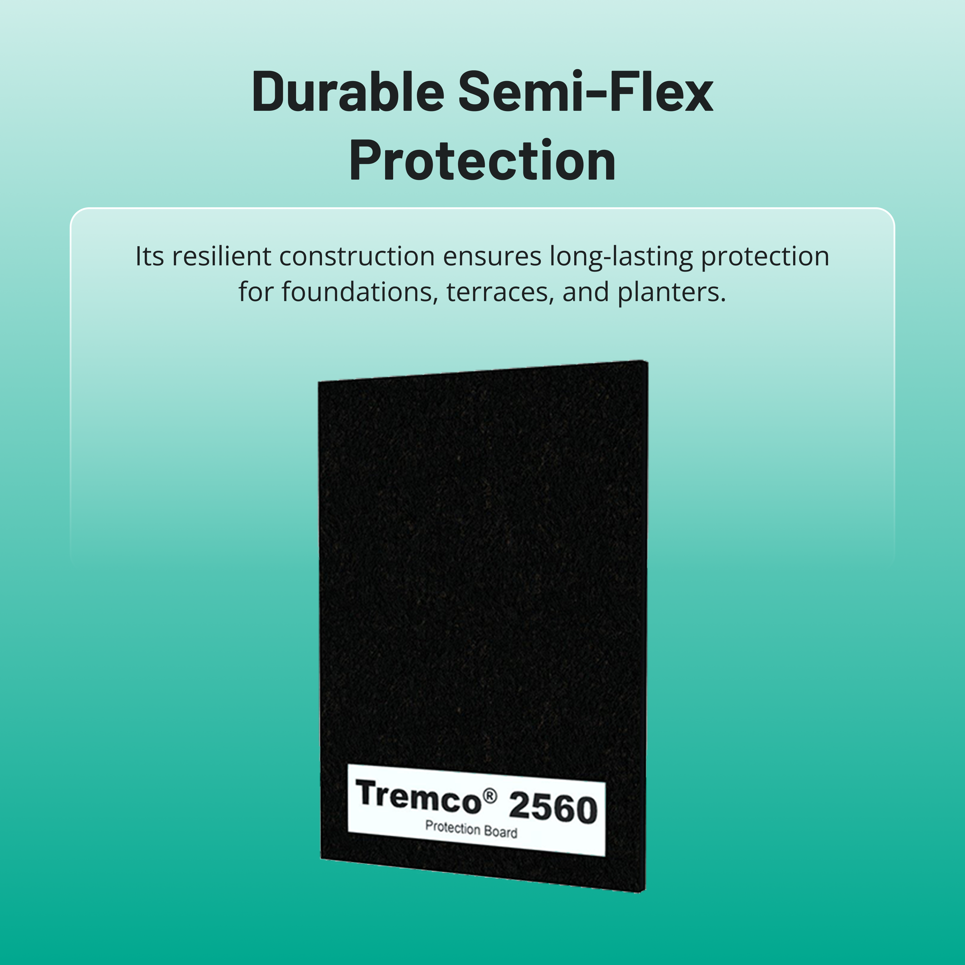 Tremco® 2560 1/4" asphaltic prot bd 4x8