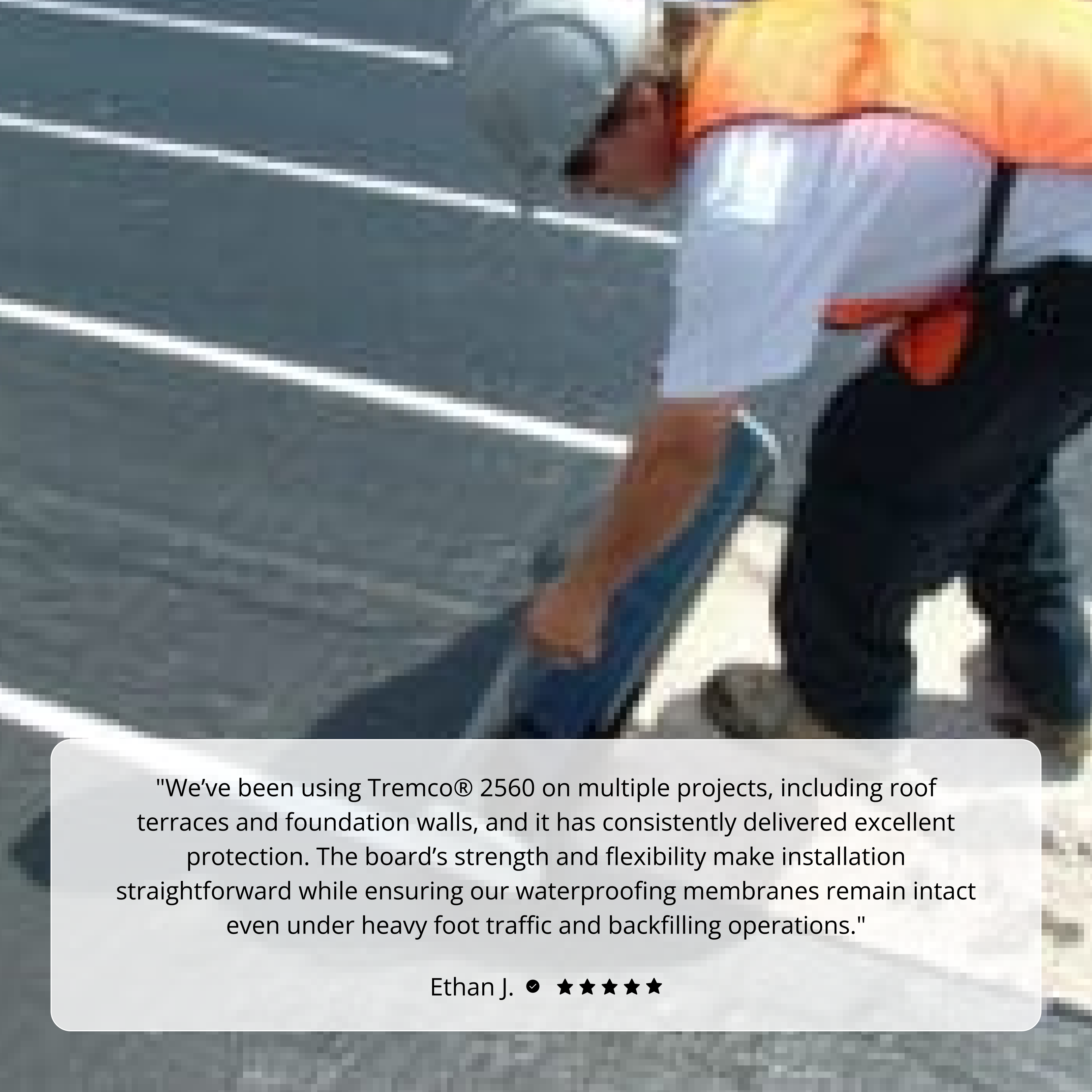 Tremco® 2560 1/4" asphaltic prot bd 4x8